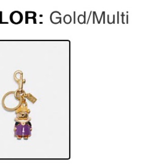 NWT Coach X Disney Evil Queen Bear Bag Charm - Picture 4 of 7